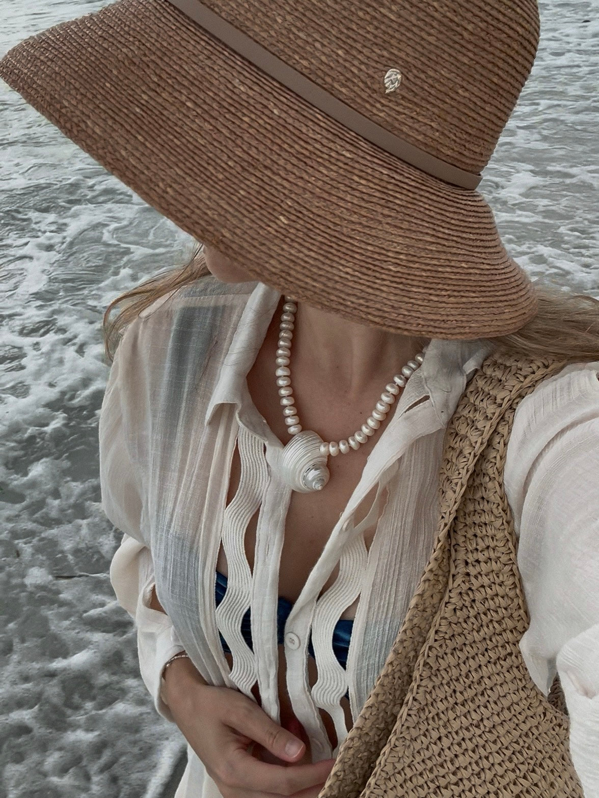 Delphine Turbo Shell Necklace