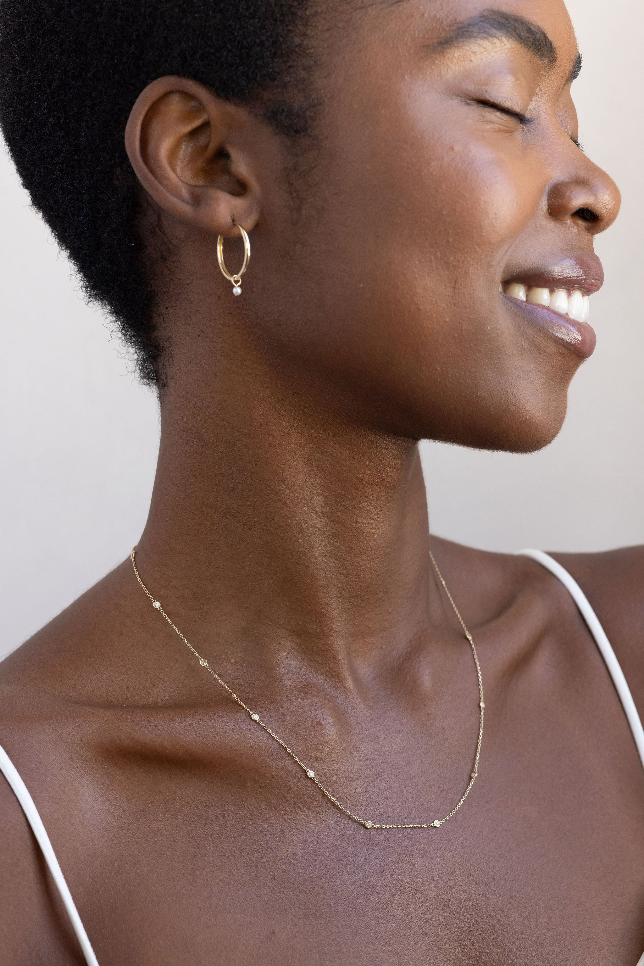 Naomi Diamond Chain Necklace
