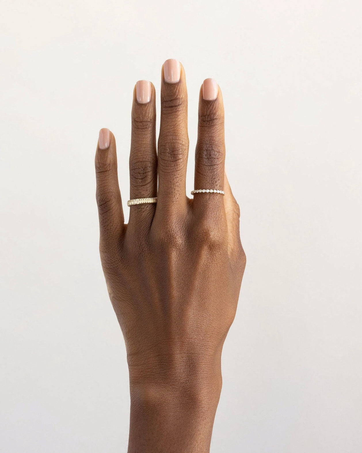 Solene Bezel Diamond Alliance Ring