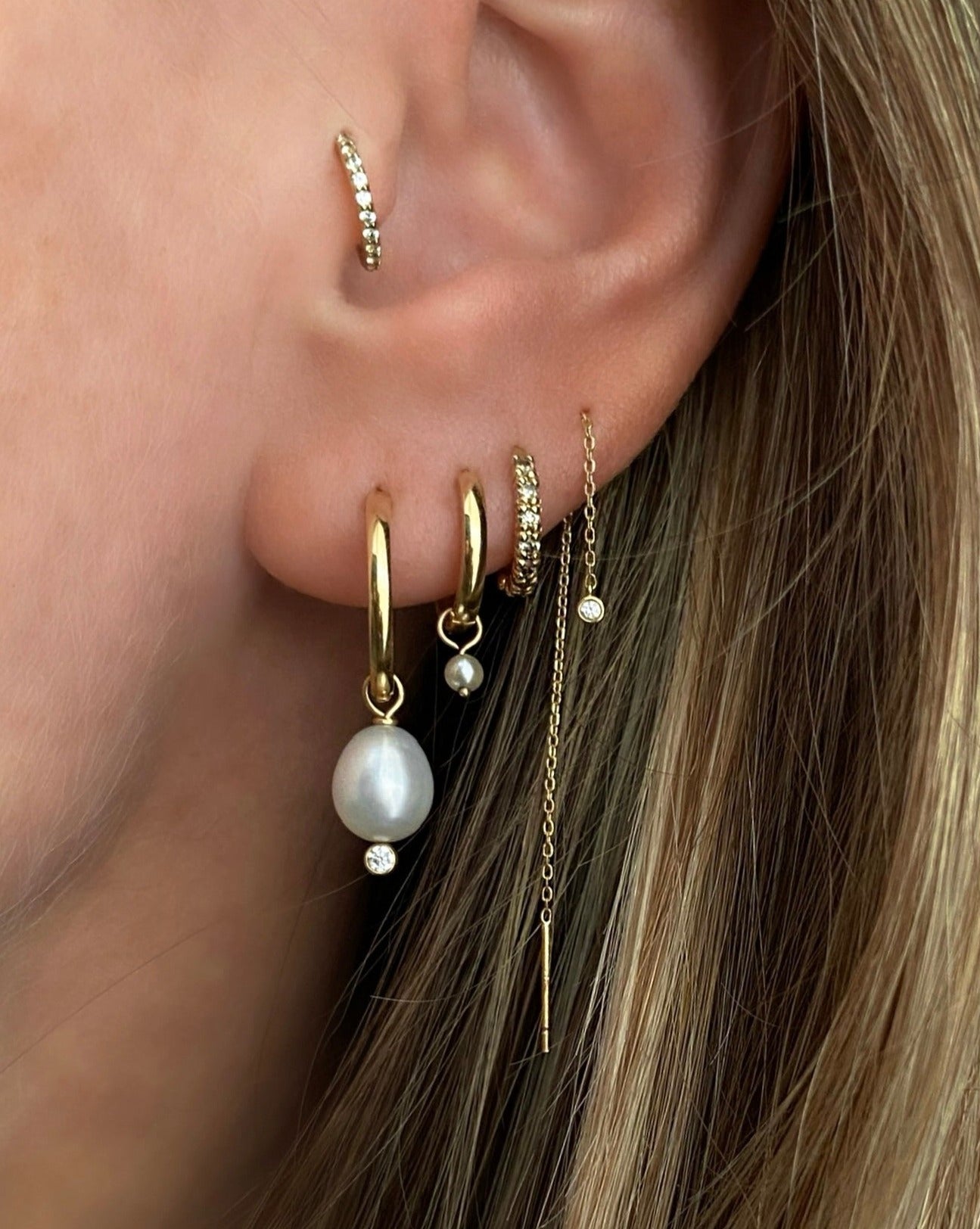 Celia Clicker Hoop Earring