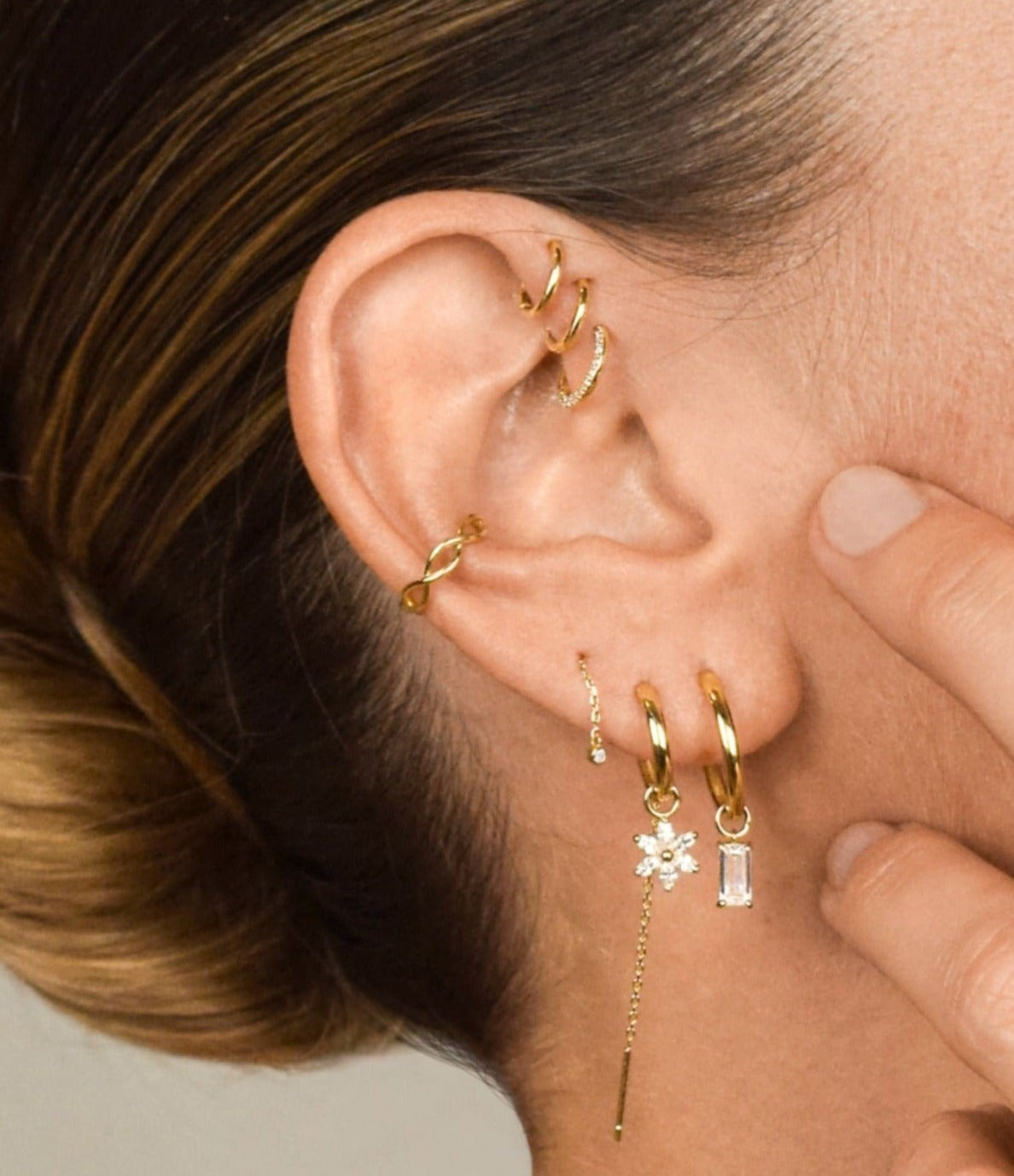 Charlie Clicker Hoop Earring Small