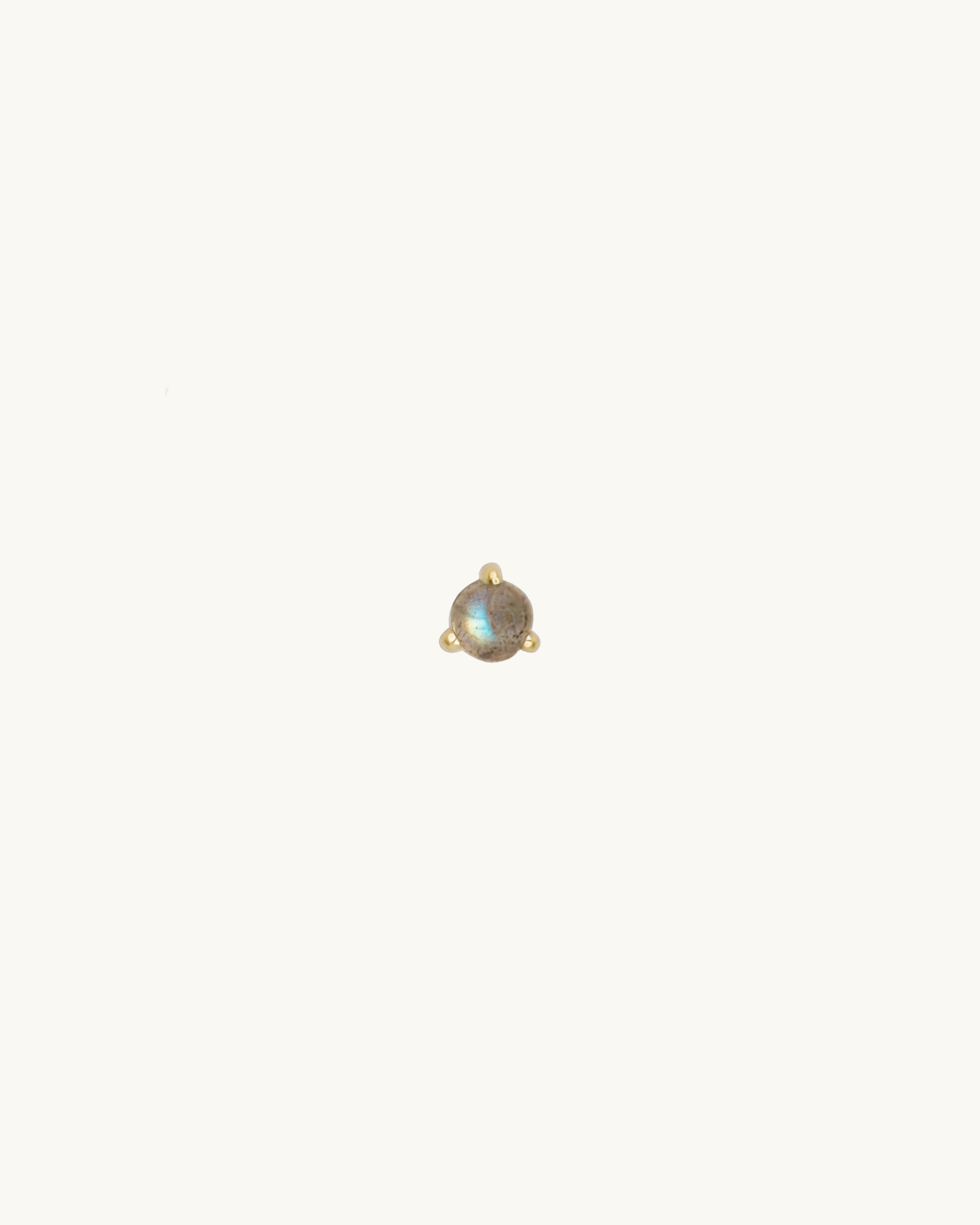Nyla Labradorite Stud Earring