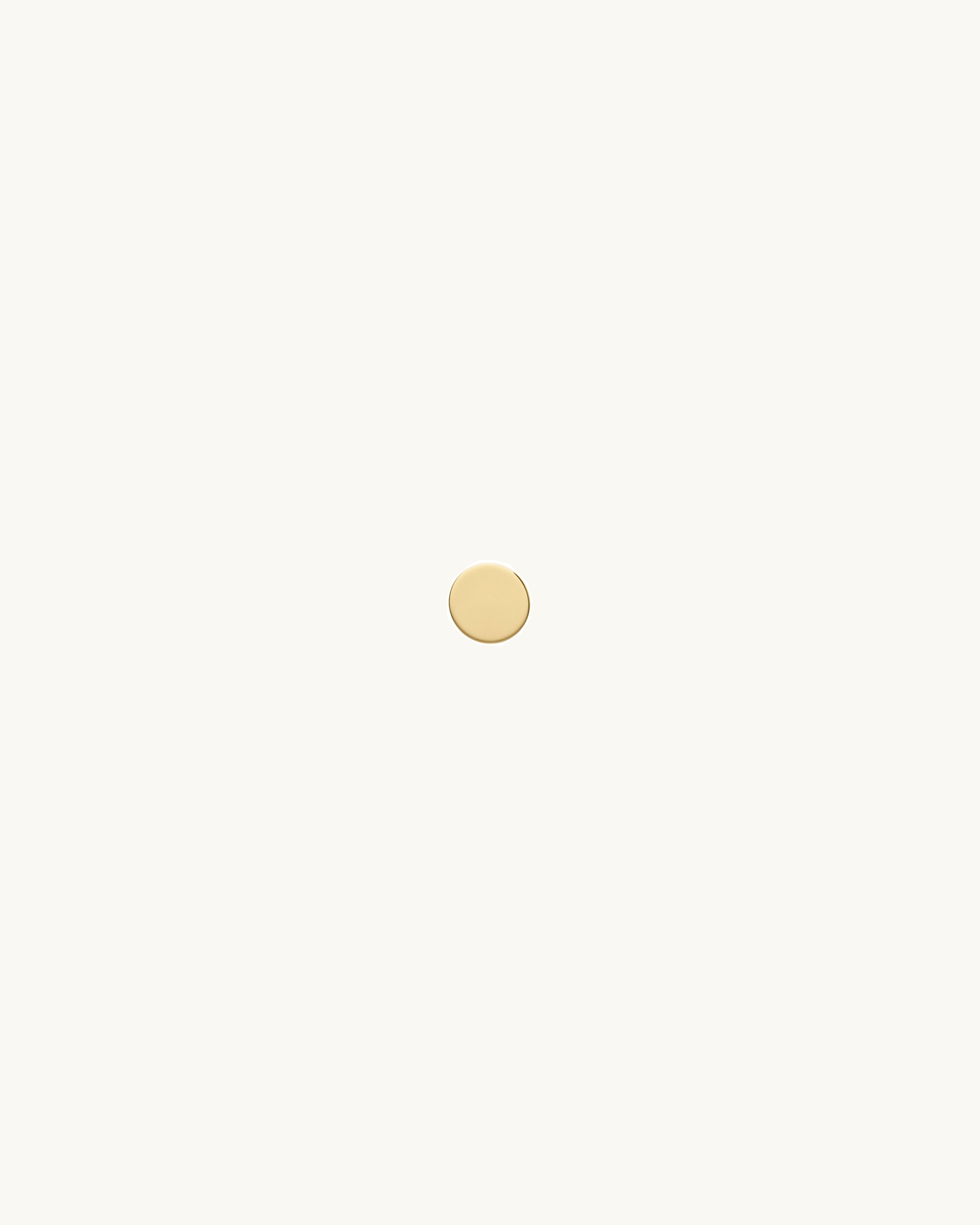 Nora Disc Stud Earring