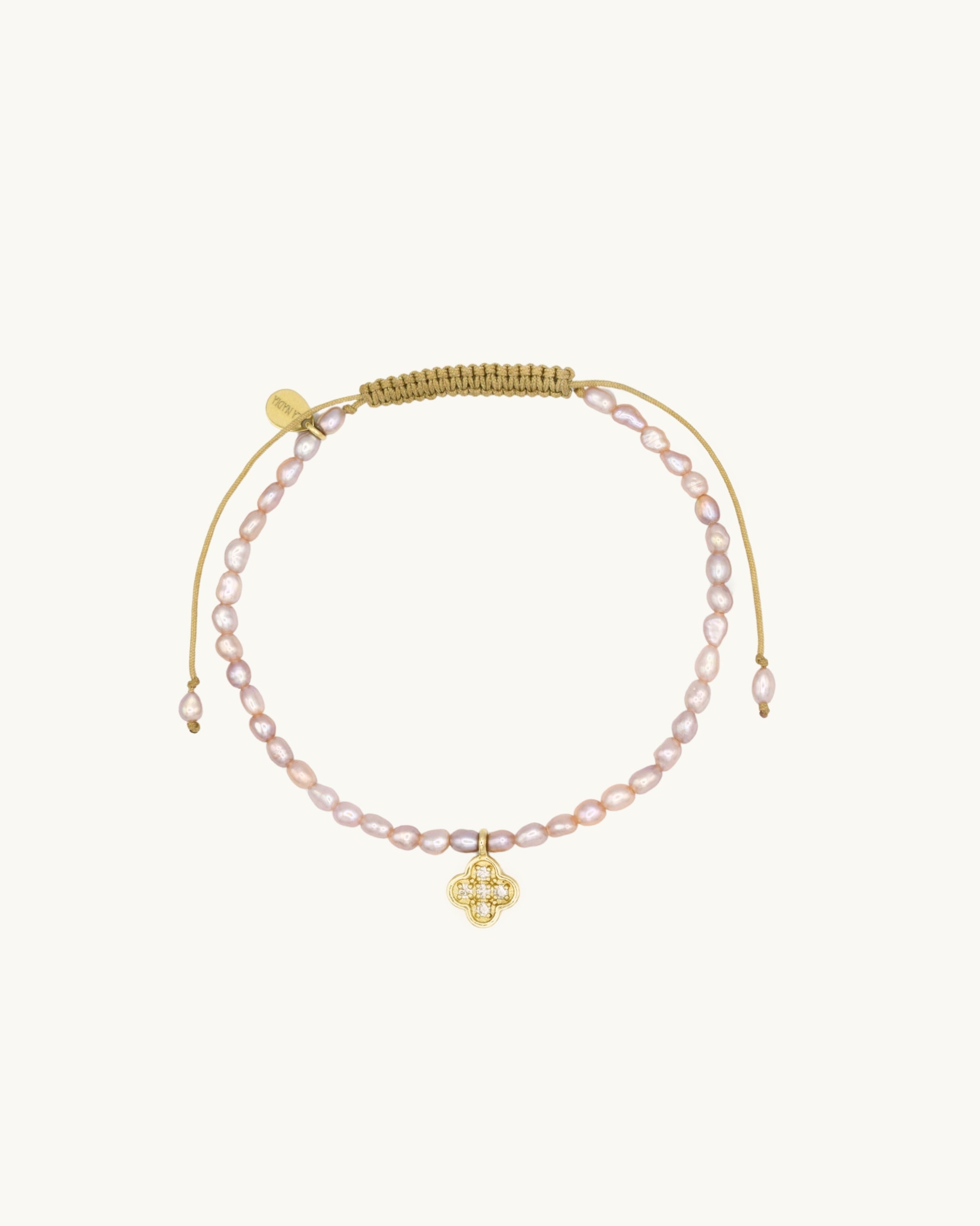 Rose Diamond Clover Friendship Bracelet