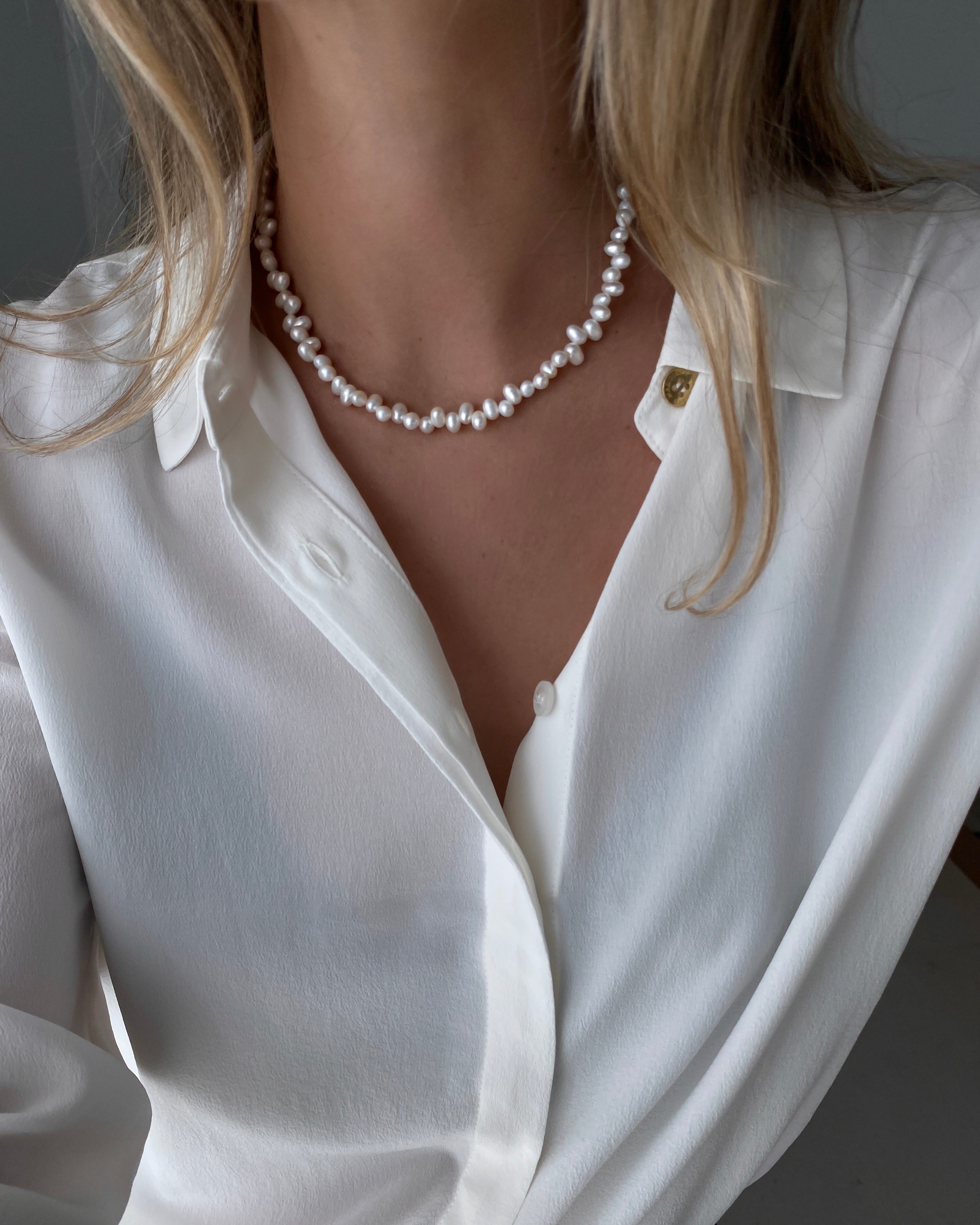 Sylvie Vintage Pearl Necklace