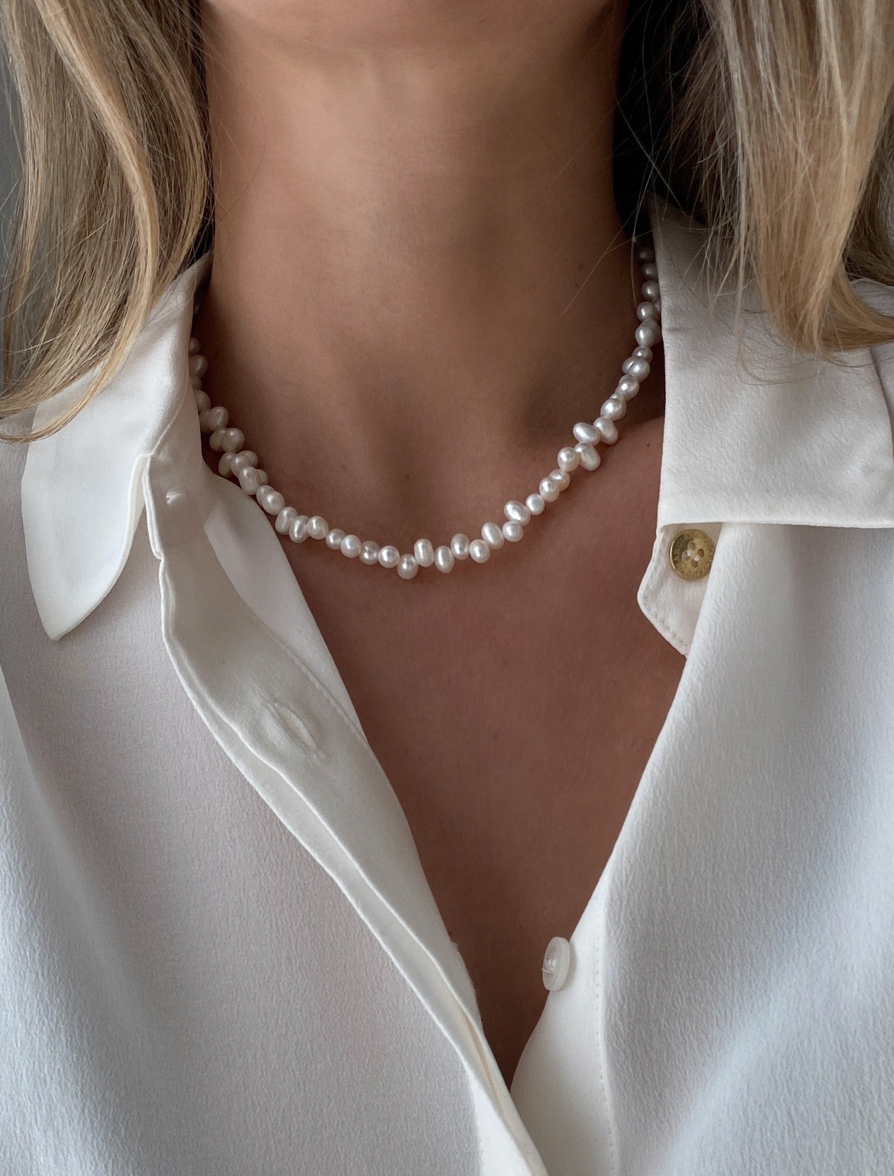 Sylvie Vintage Pearl Necklace