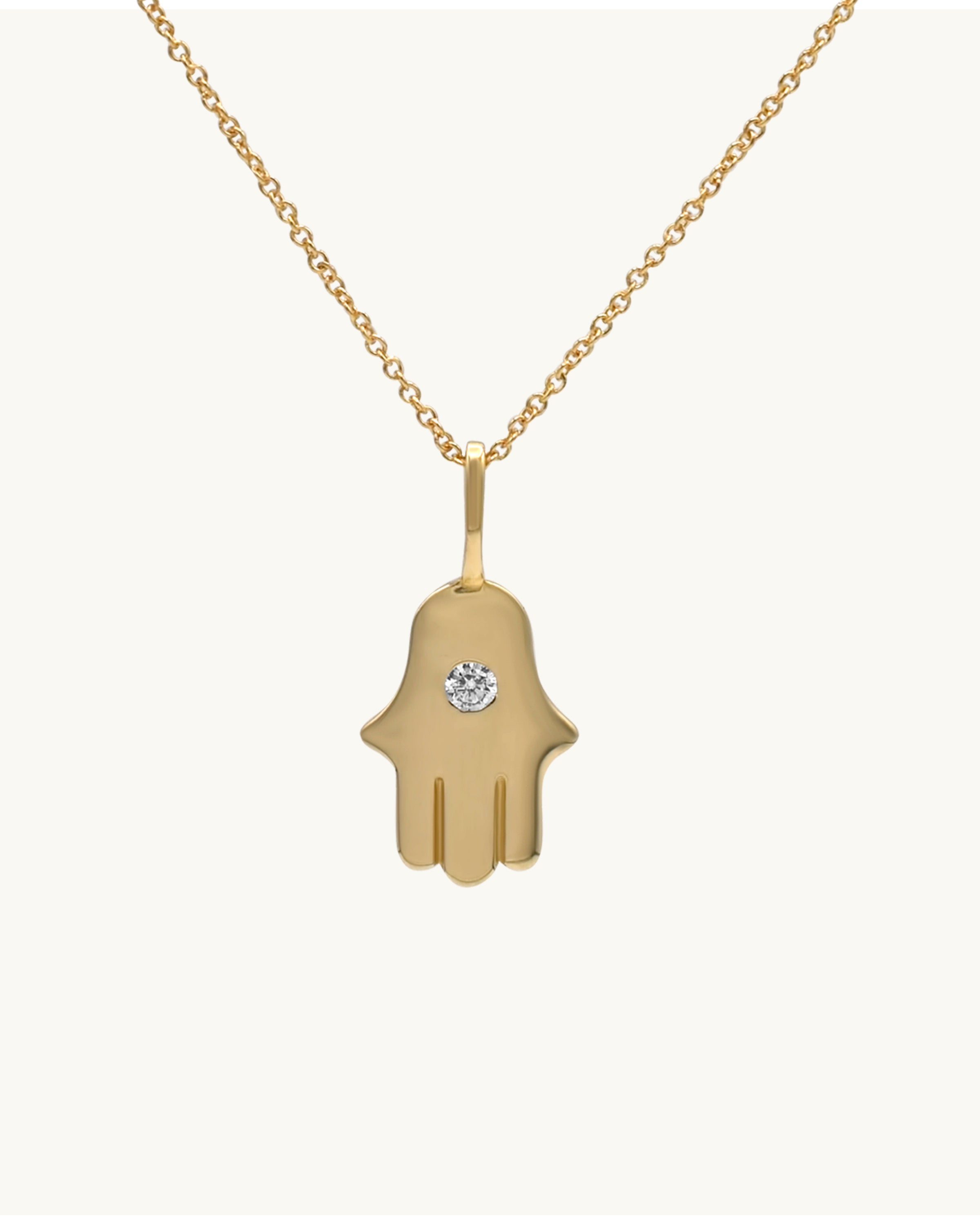Hamsa Hand Pendant Necklace