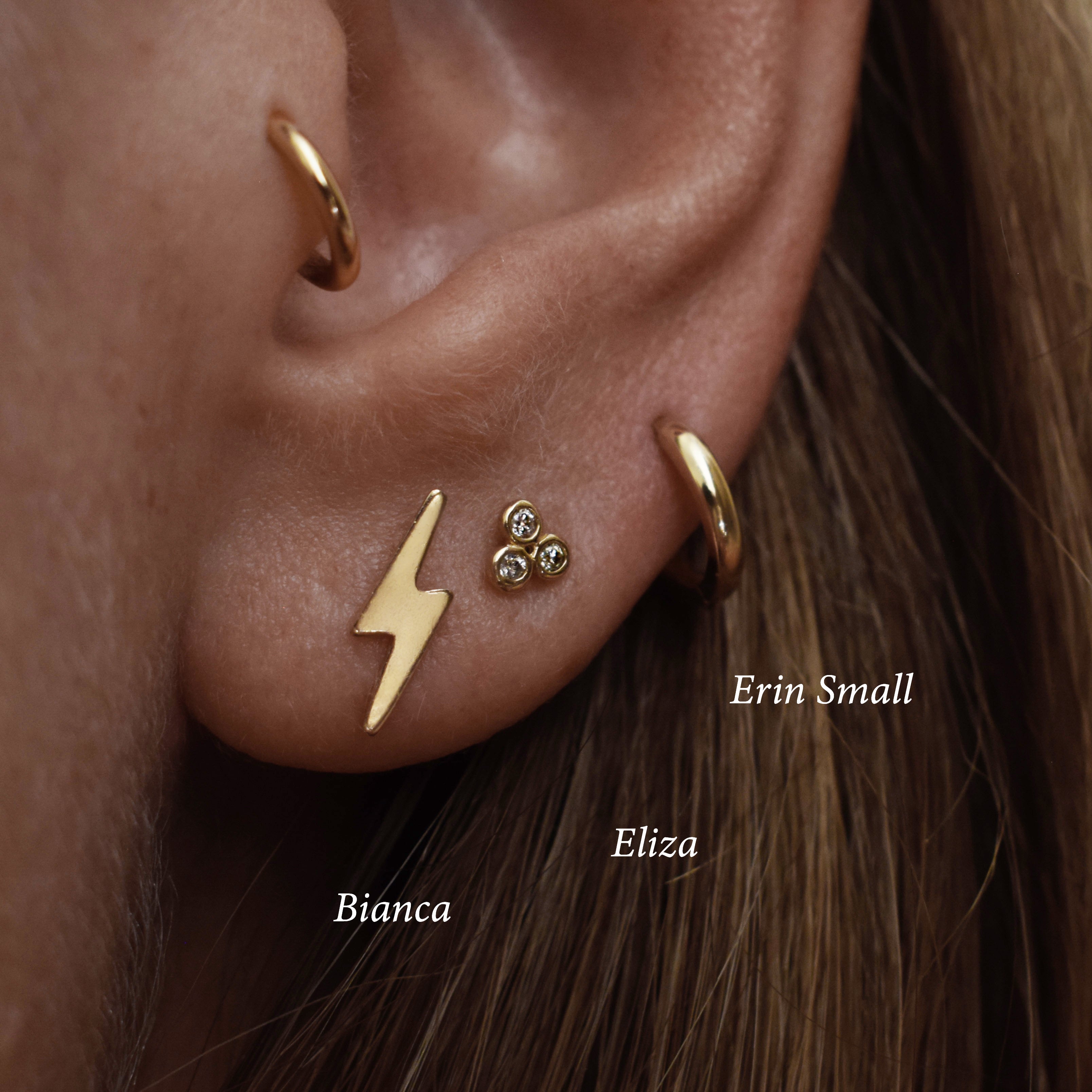 Bianca Bolt Stud Earring