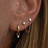 Erin Classic Huggie Hoop Earring Medium