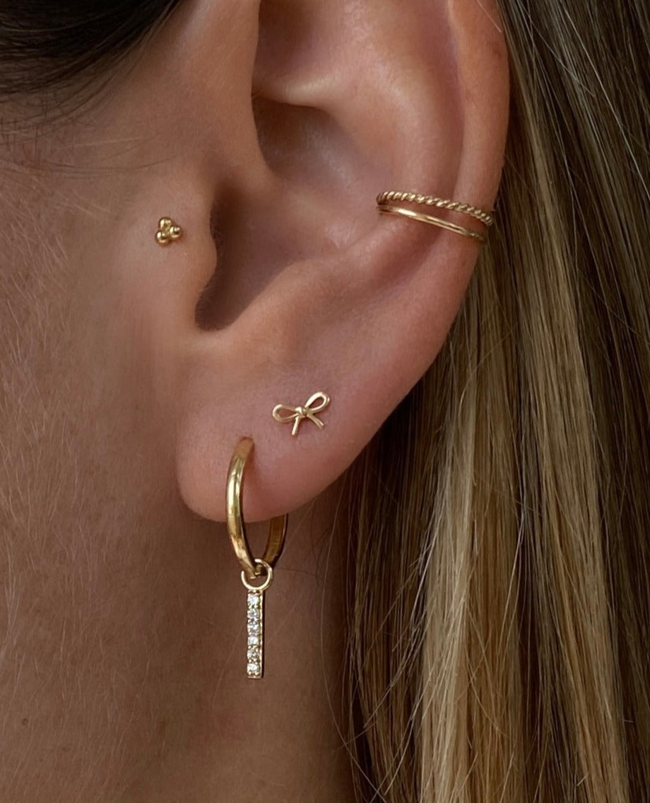 Gaia Dangling Bar Earring Charm