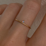 MINA Blue Opal Ring 14K