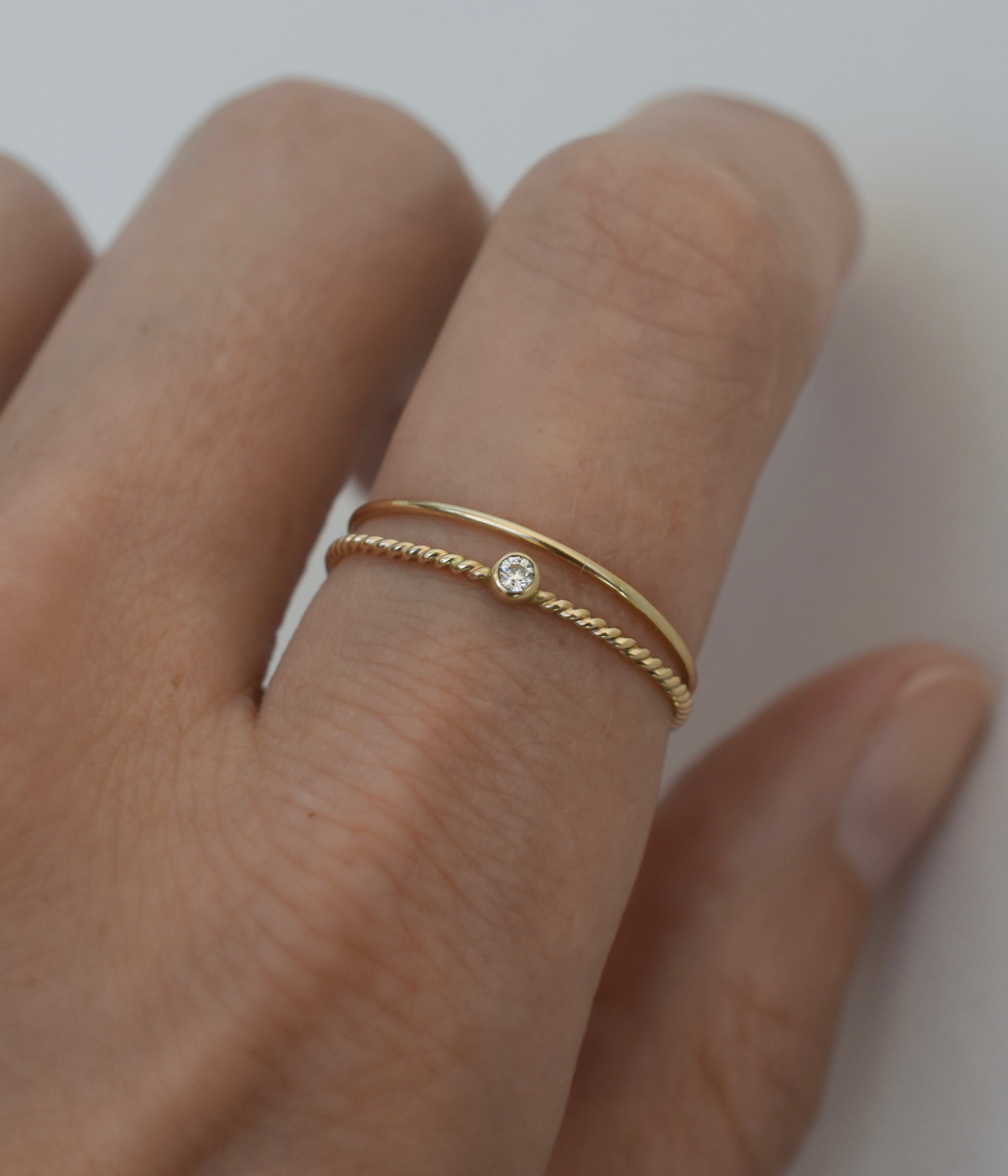 Bella Dainty Stacking Ring