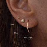 SHILA Hoop Earring 14K Large