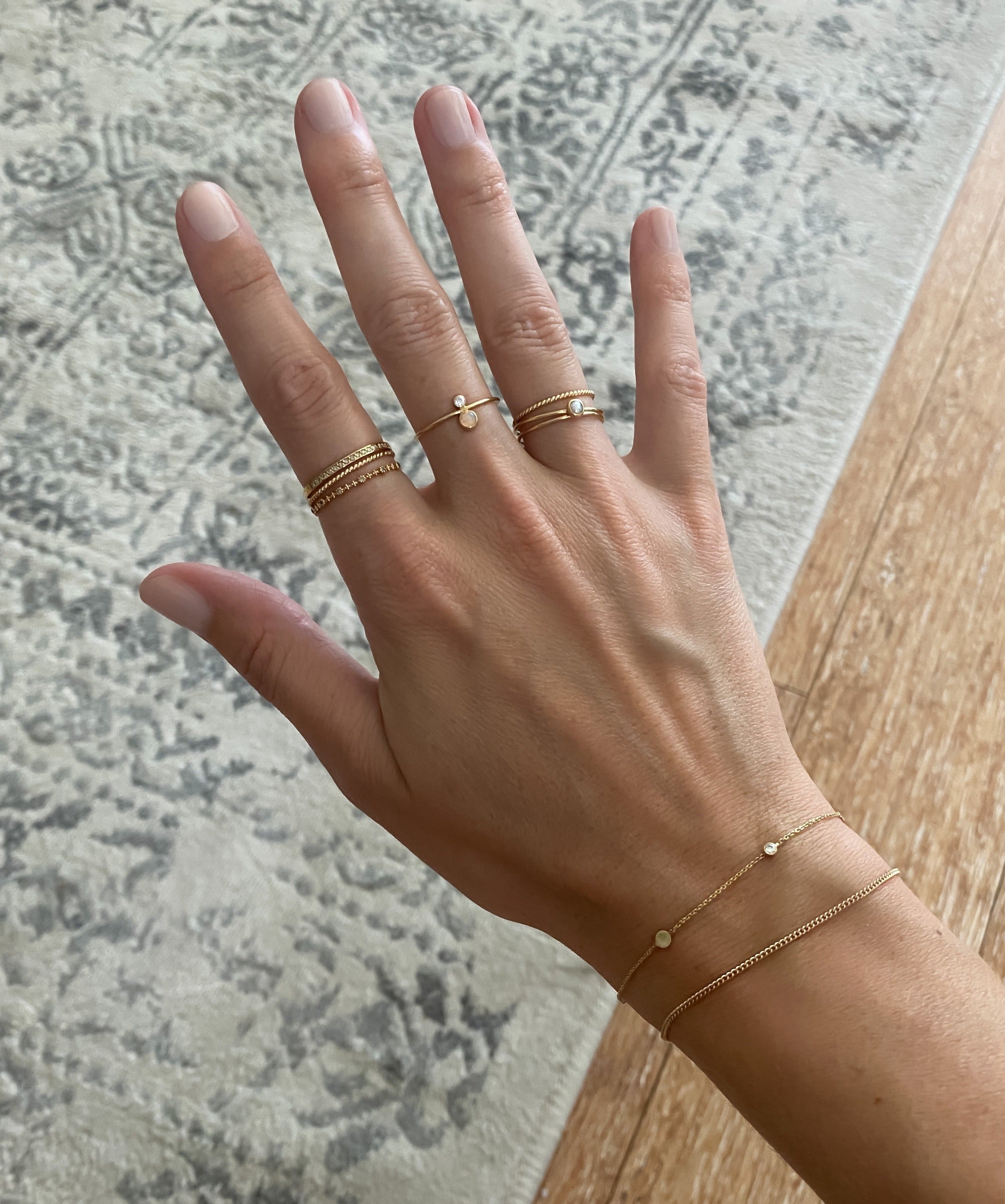 Blake Minimalist Curb Chain Bracelet