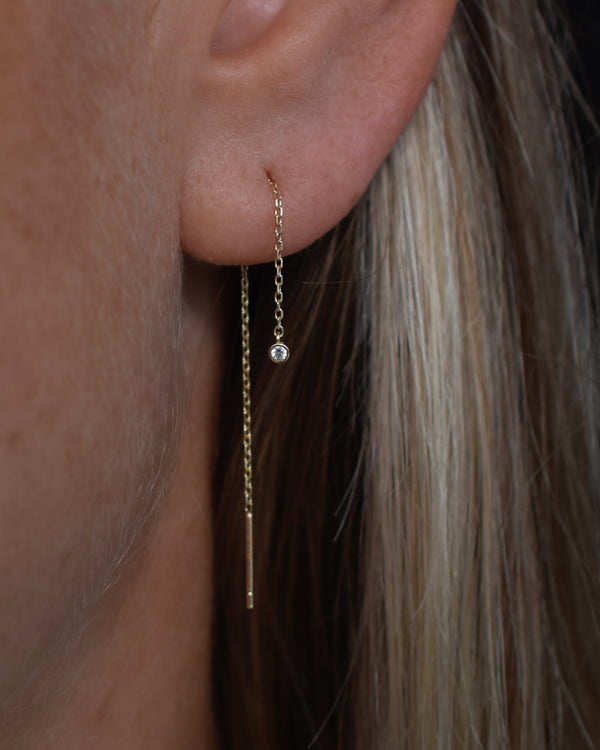 LUISA Threader Earring 14K