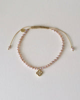 Rose Diamond Clover Friendship Bracelet