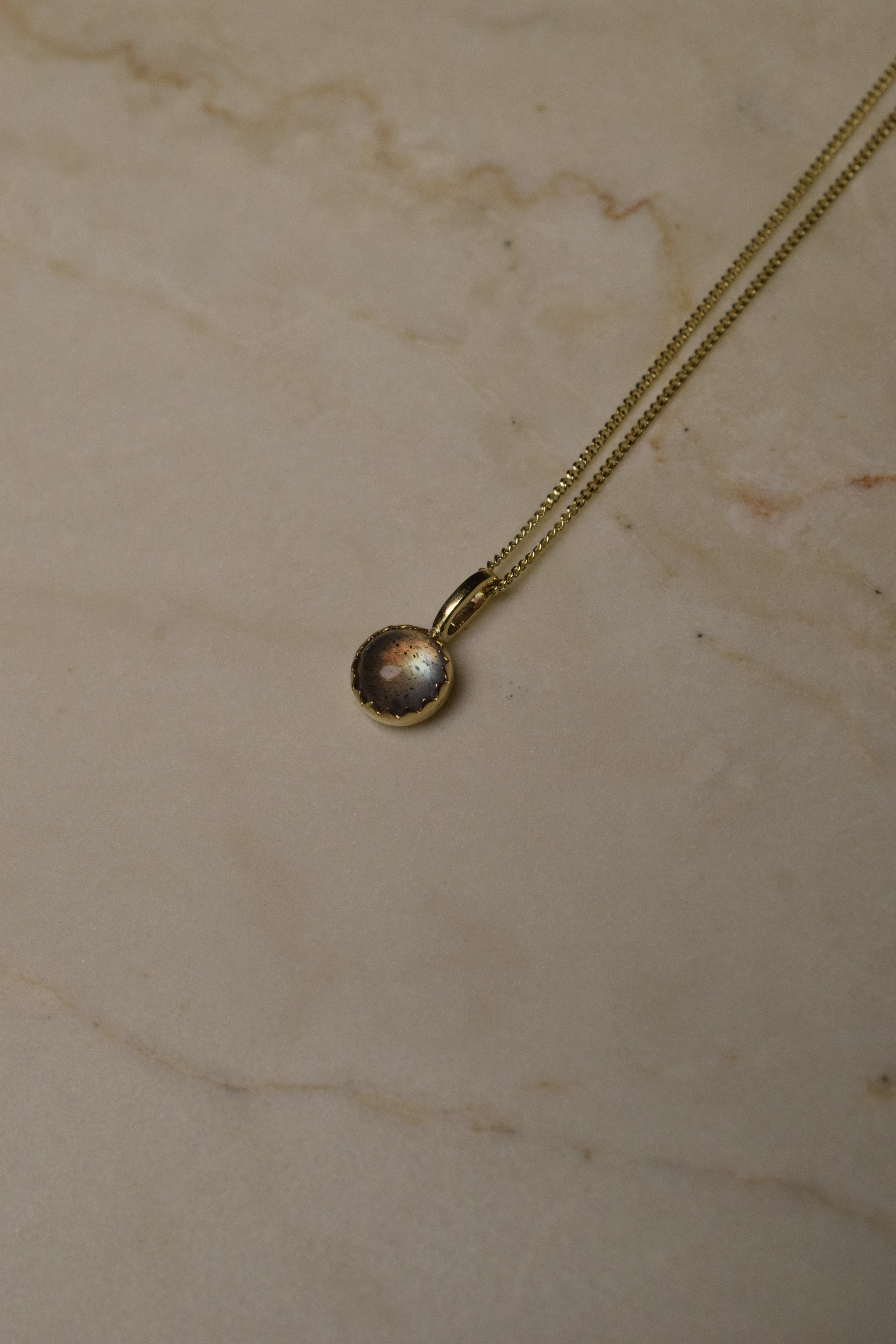 Leona Labradorite Pendant Necklace