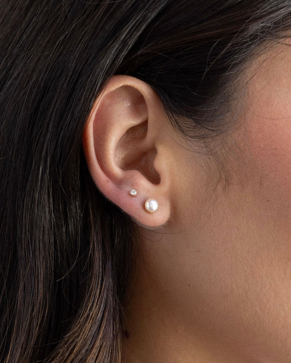 Carmen Moissanite Stud Earring