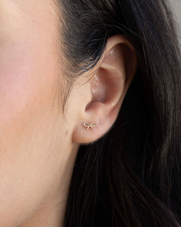 Cara Bow Stud Earring