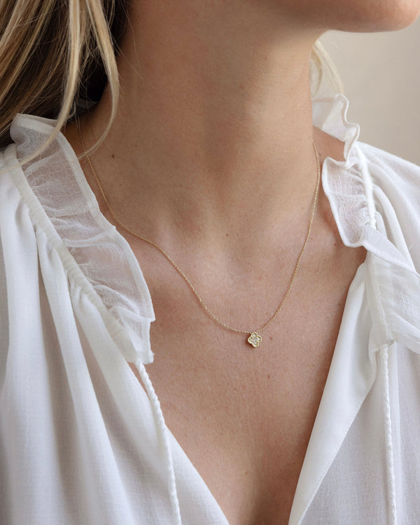 Tessa Four Leaf Clover Necklace