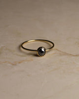 Amara Hematite Ring 14K Gold