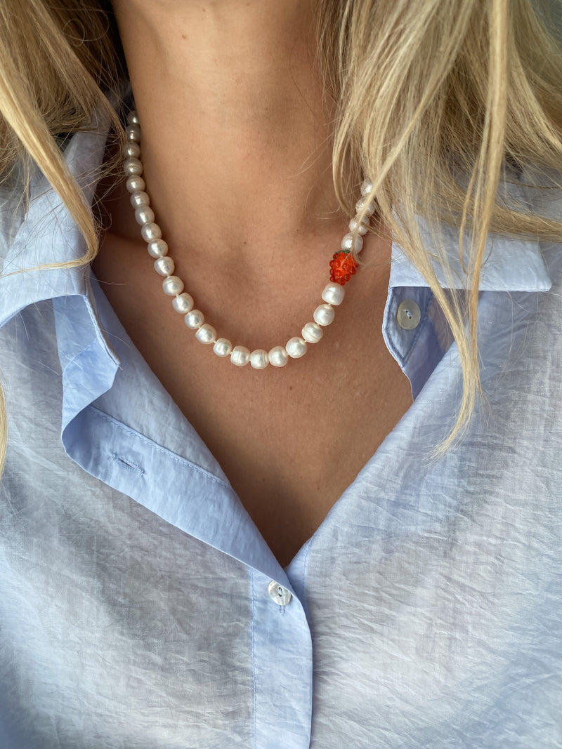 AMBER Pearl Necklace | Cloudberry