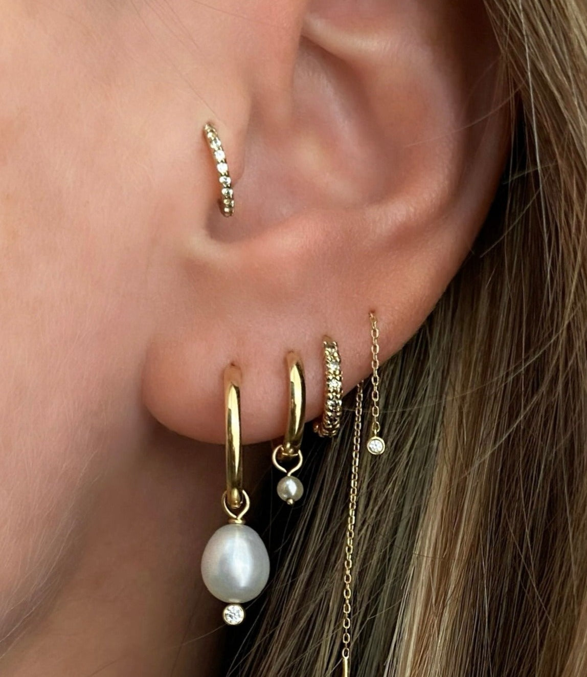 Celia Clicker Hoop Earring