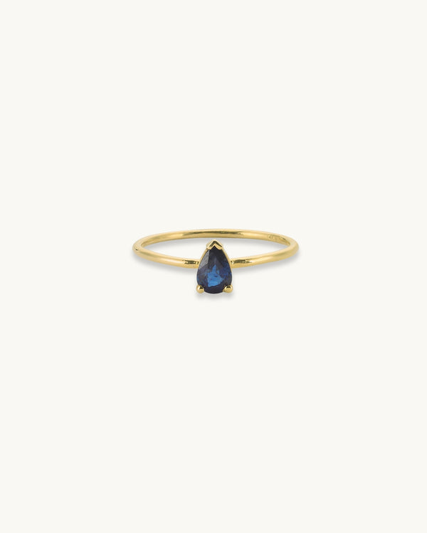 Aurora Blue Sapphire Ring
