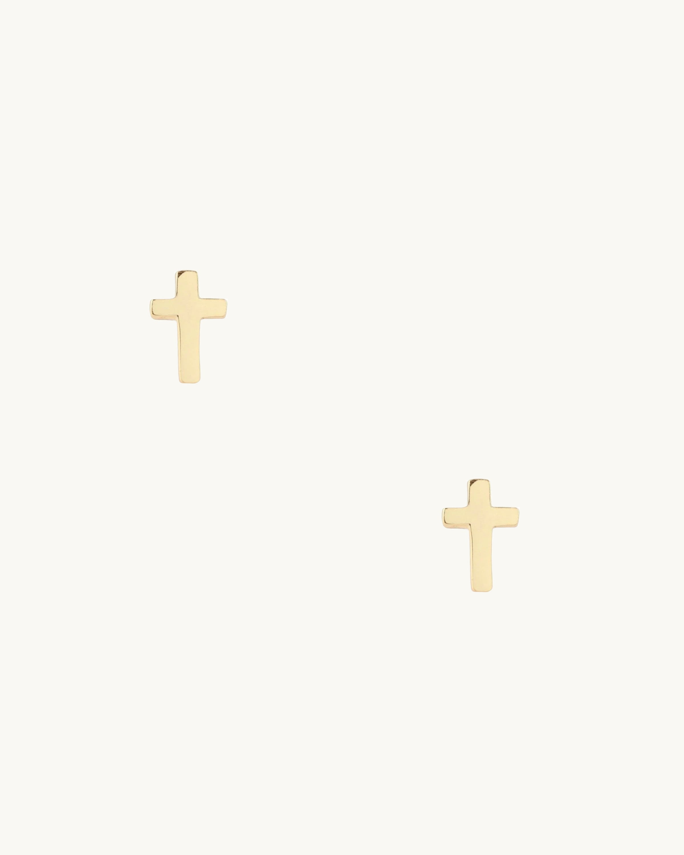 Avery Cross Stud Earring