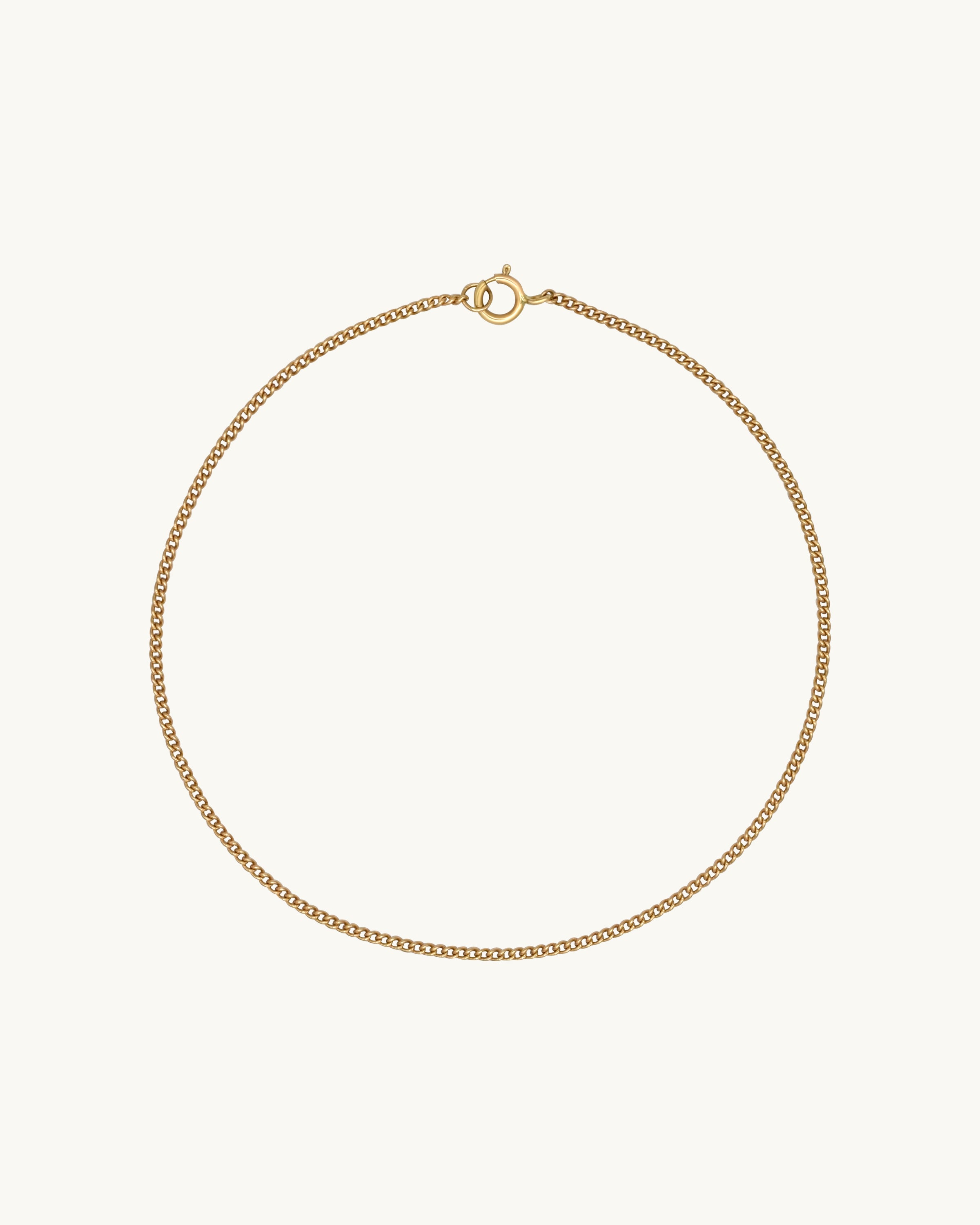 Blake Minimalist Curb Chain Bracelet
