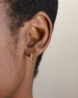 Alana Diamond Huggie Hoop Earring