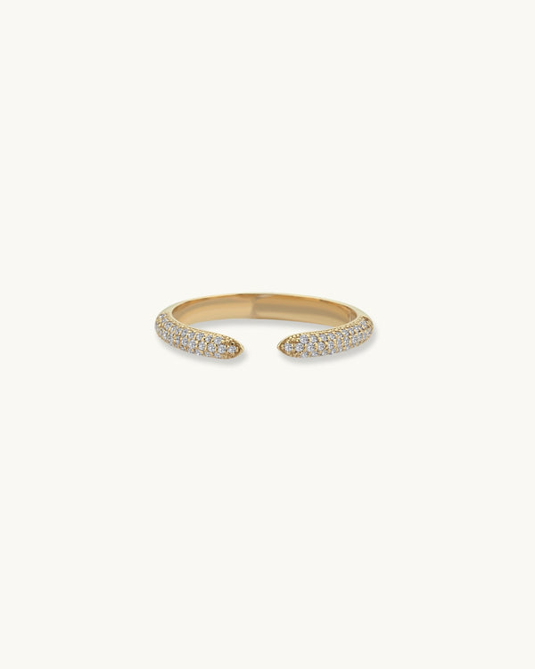 Camille Open Pavé Diamond Ring
