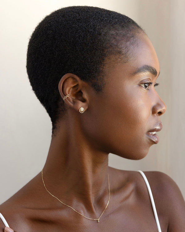Talia Pavé Diamond Circle Earrings
