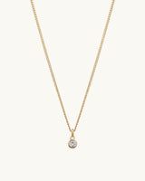 Celeste Diamond Charm Necklace 14K