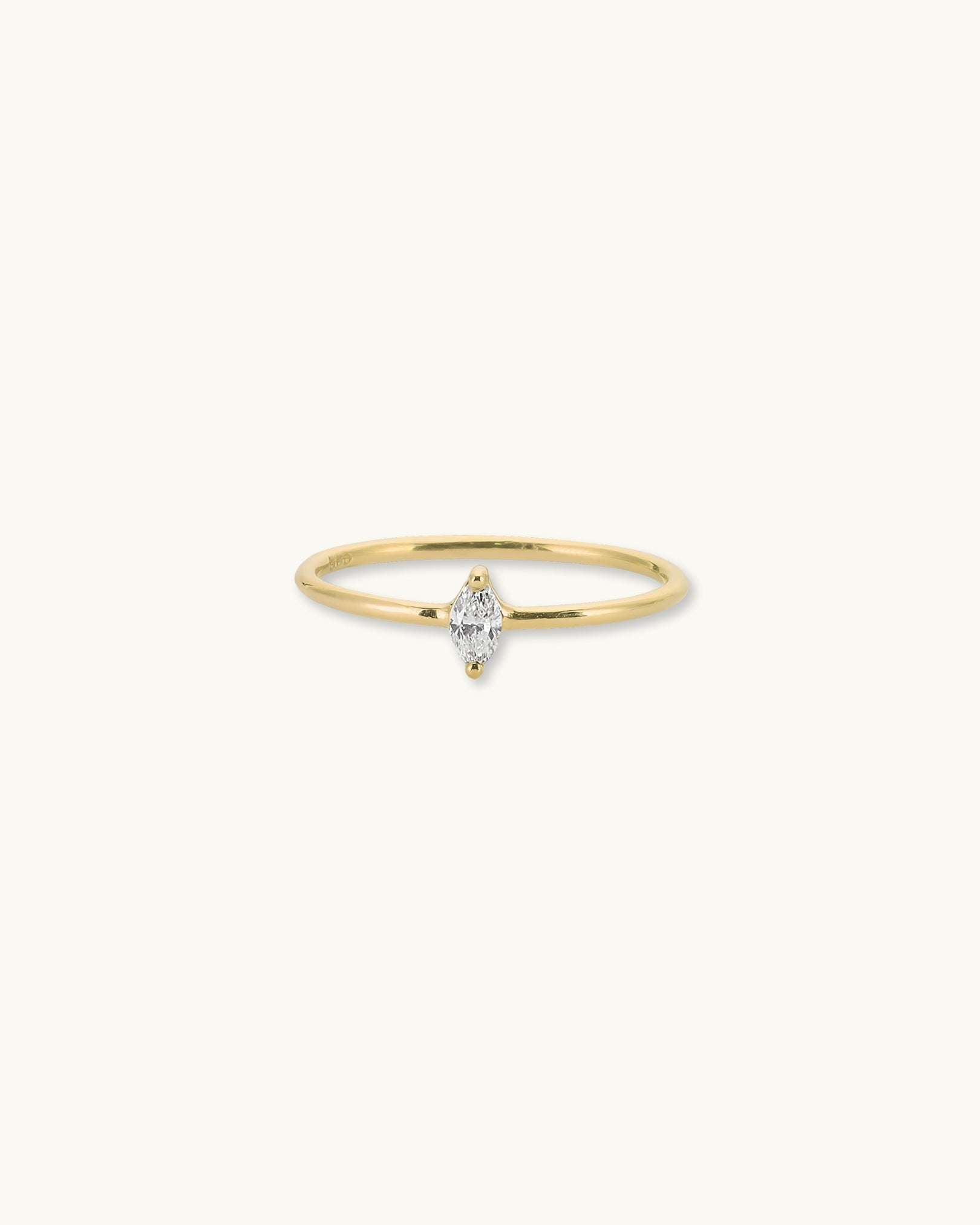 Elodie Marquise Diamond Solitaire Ring
