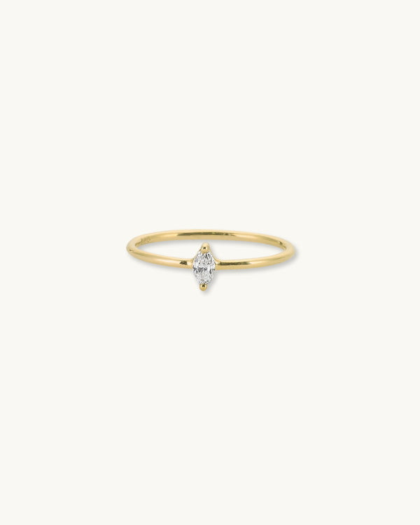 Elodie Marquise Diamond Solitaire Ring