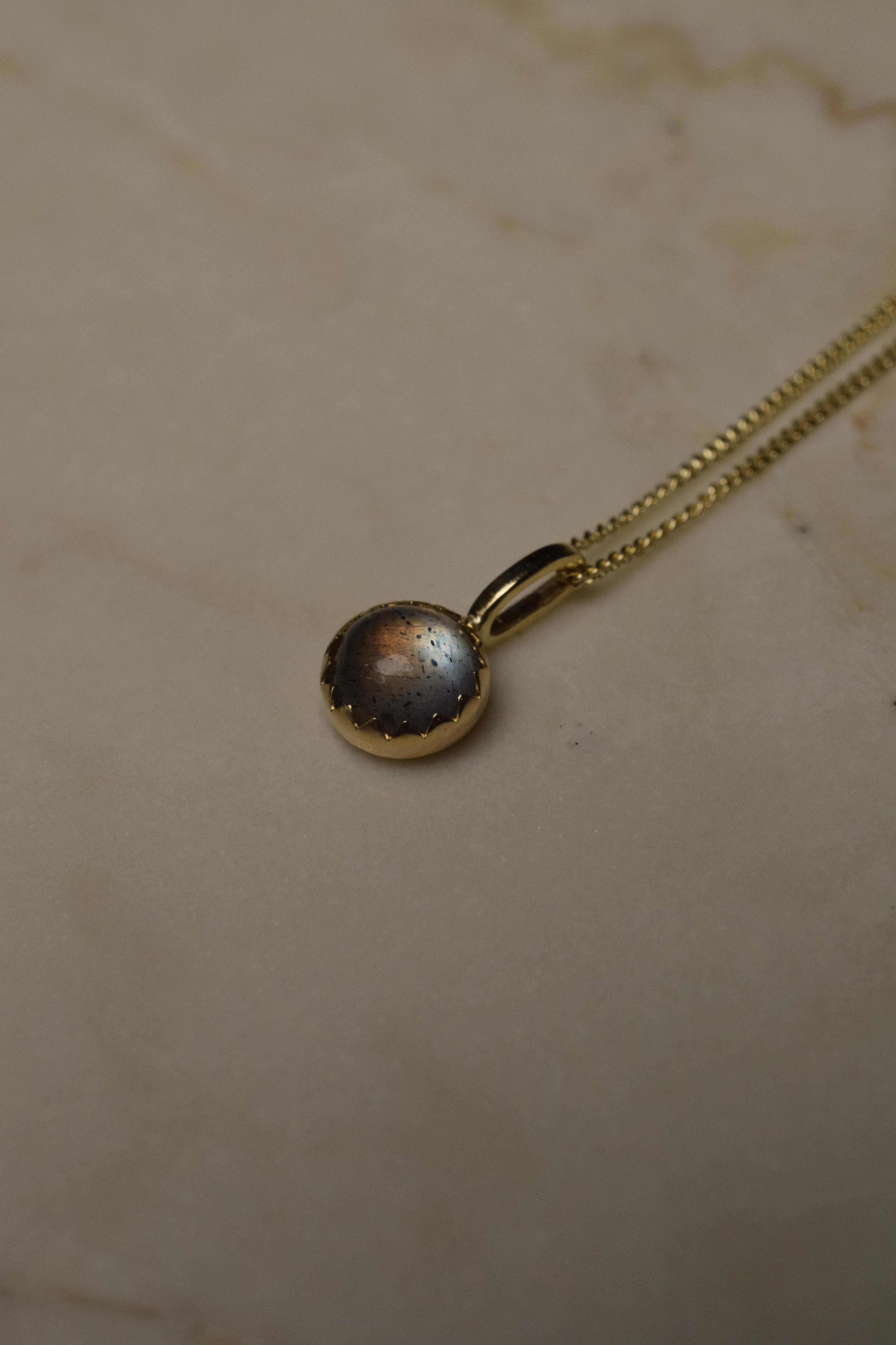 Leona Labradorite Pendant Necklace