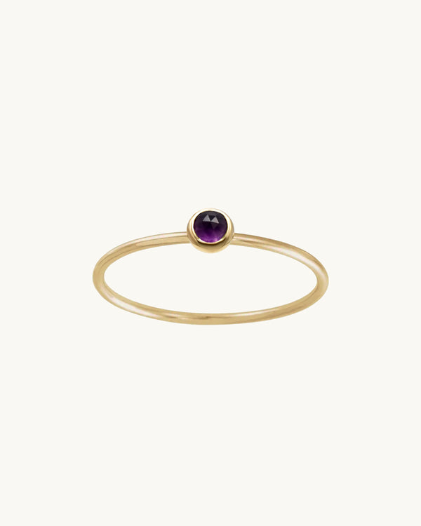 Victoria Birthstone Stacking Ring