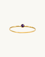 EMMA Amethyst Stacking Ring 14K | February Birthstone