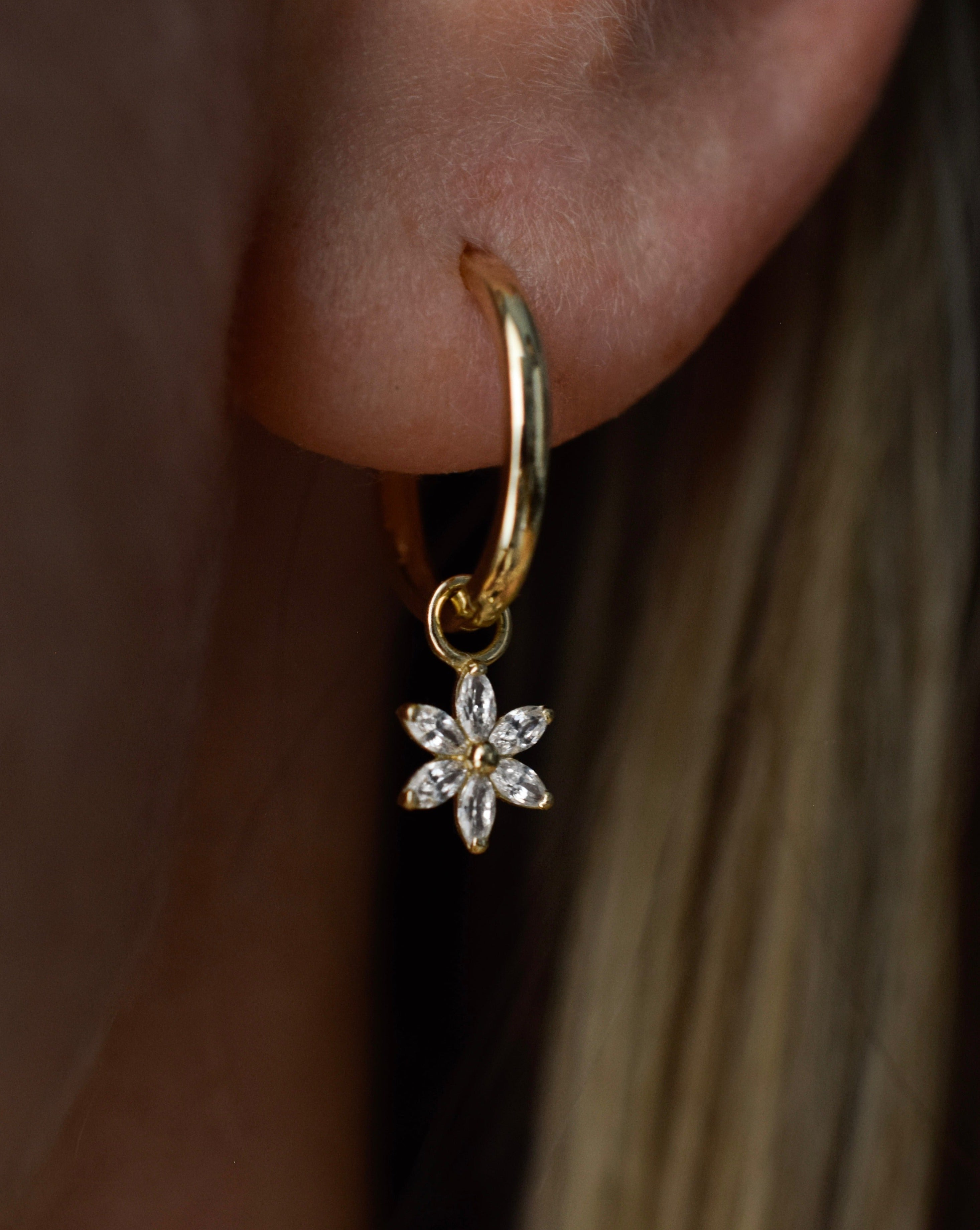 Daisy Flower Earring Charm