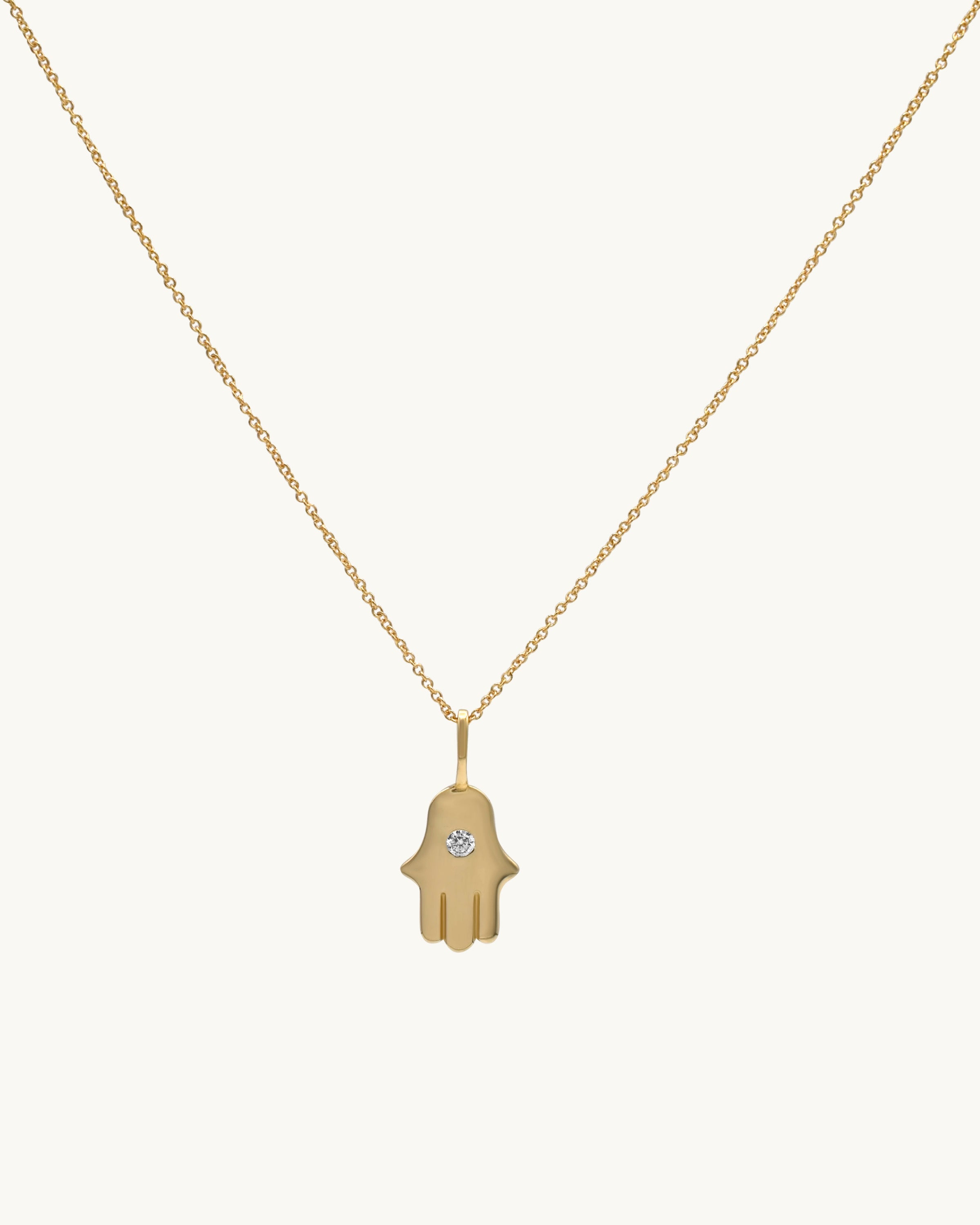 Hamsa Hand Pendant Necklace