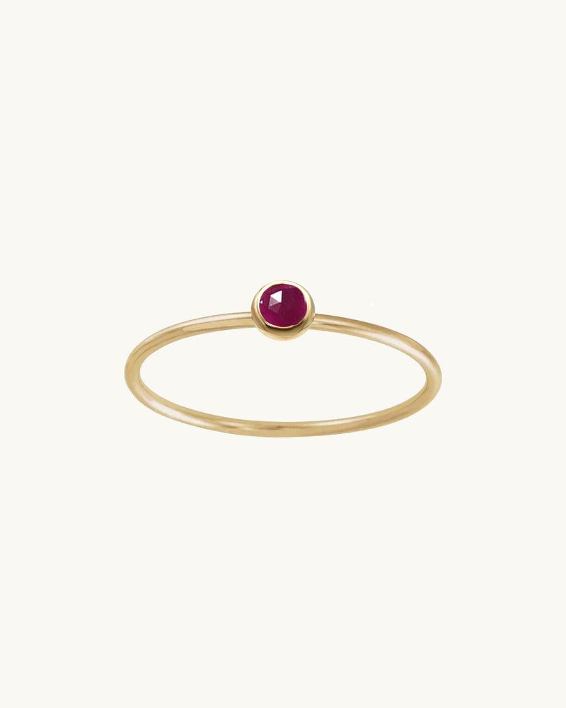 Victoria Birthstone Stacking Ring