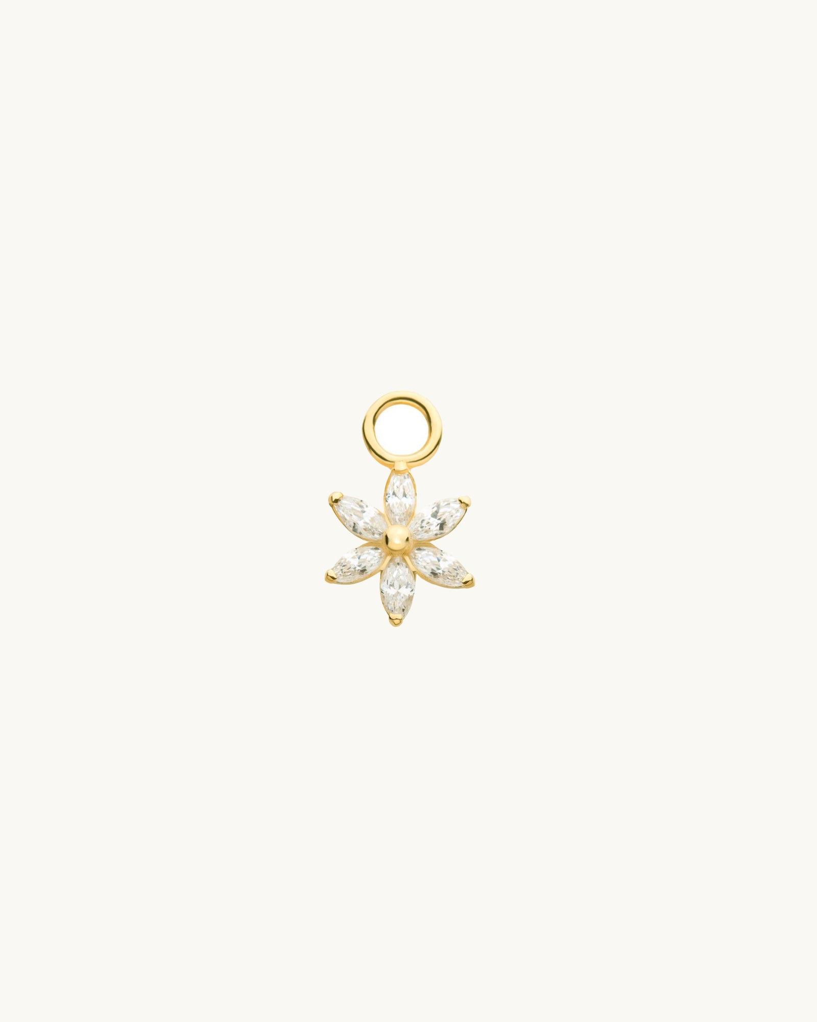 DAISY Flower Earring Charm 14K – La Nadia Jewels