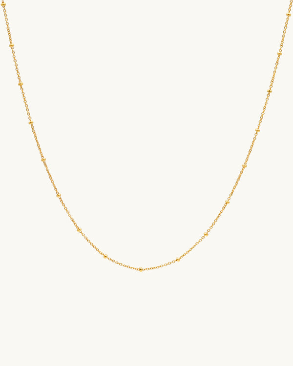 Melina Satellite Chain Necklace 14K