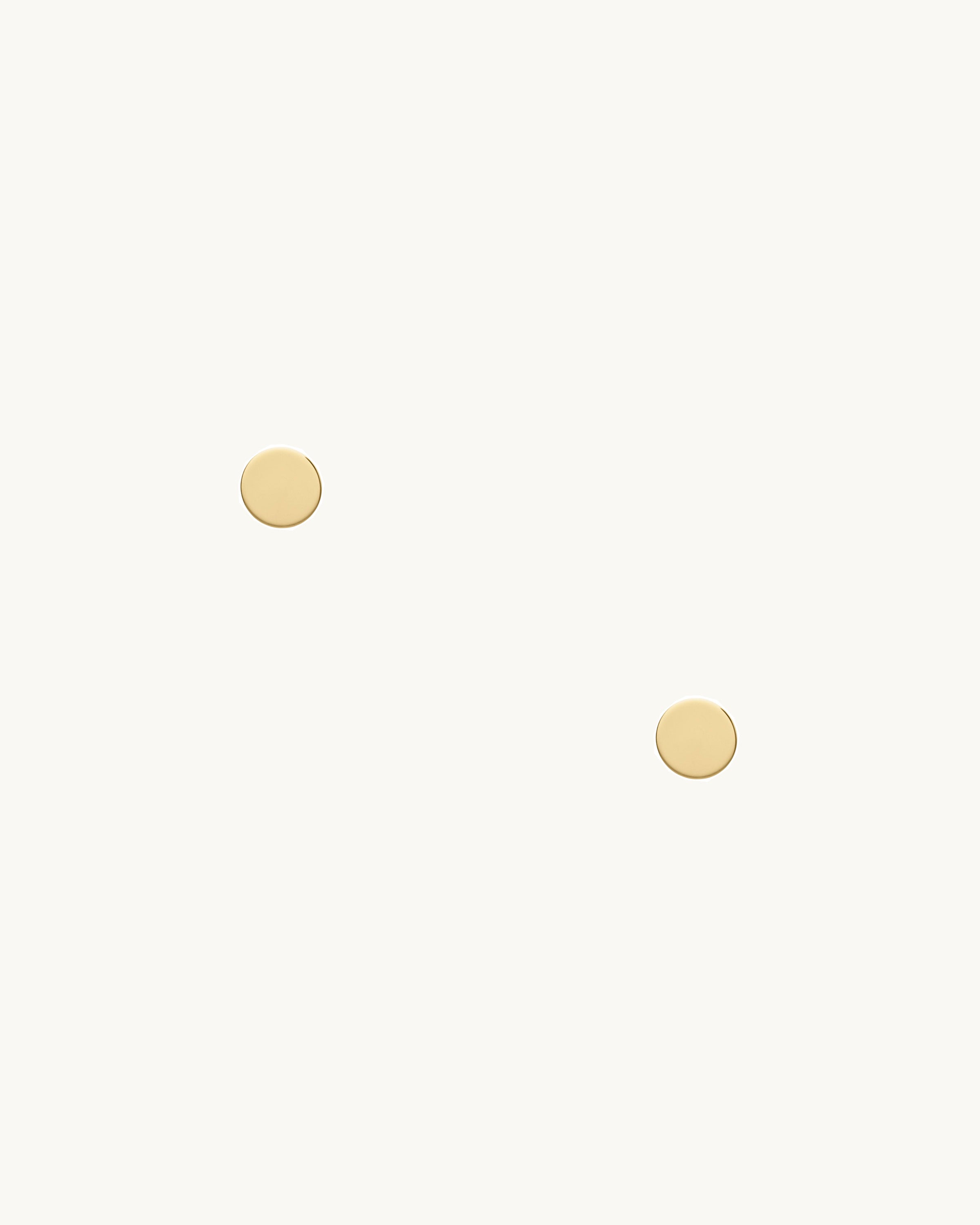 Nora Disc Stud Earring