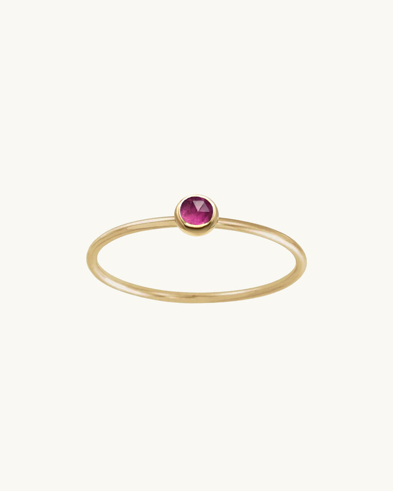Victoria Birthstone Stacking Ring