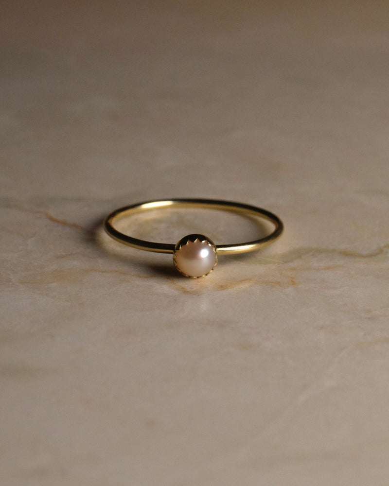 Olivia Pearl Ring 14K Gold