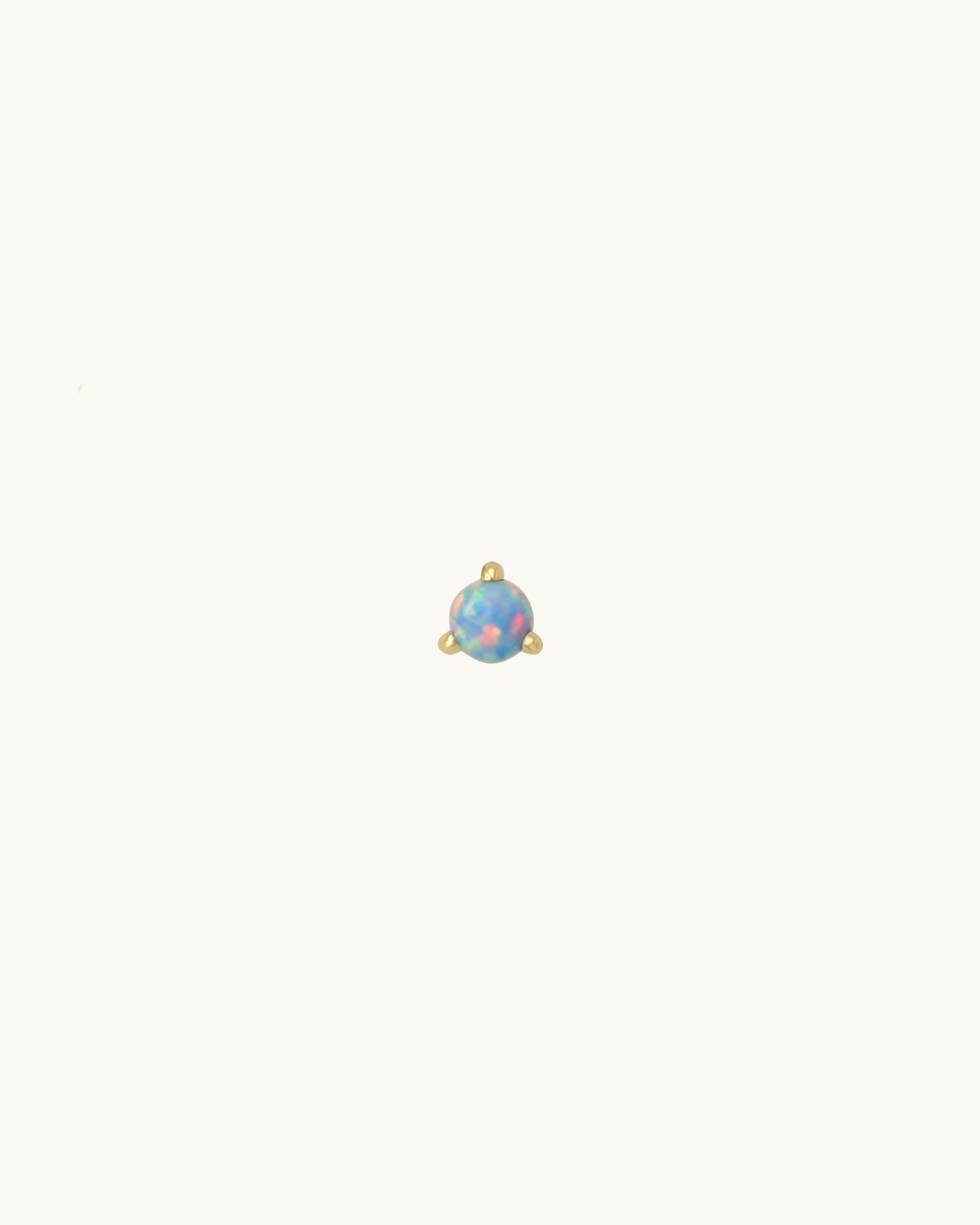 Eve Blue Opal Stud Earring Medium
