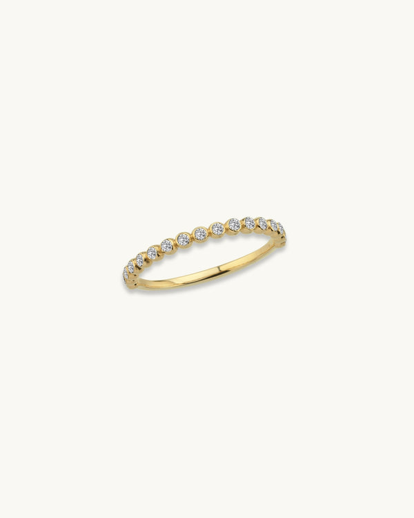 Solene Bezel Diamond Wedding Ring