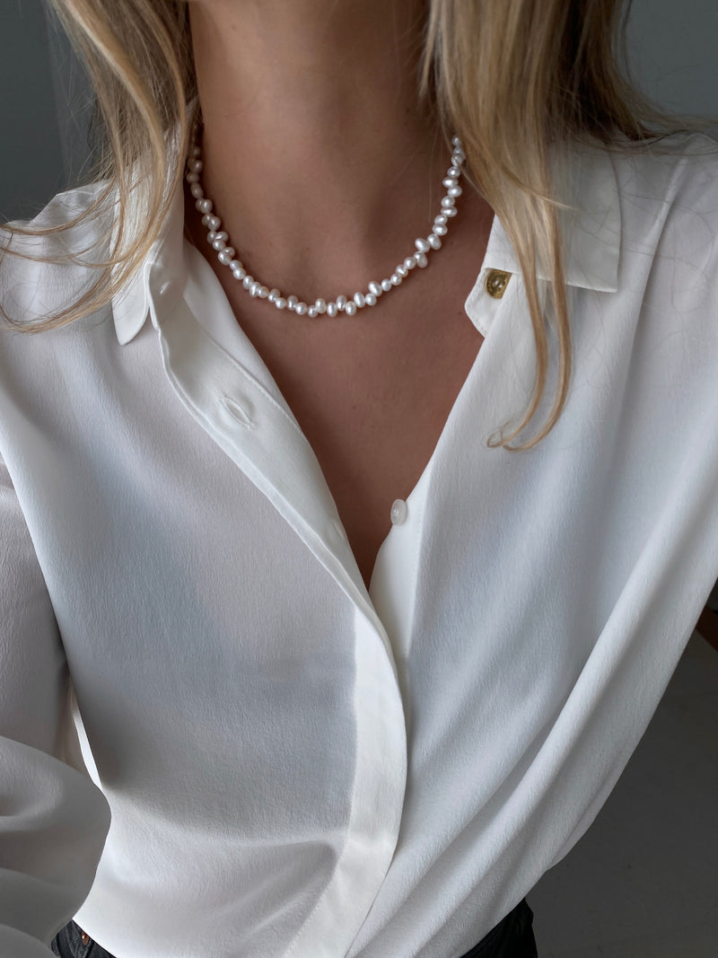 Sylvie Vintage Pearl Necklace